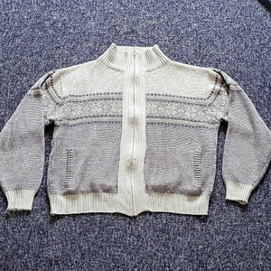 Vintage Private Club Zippered Cardigan